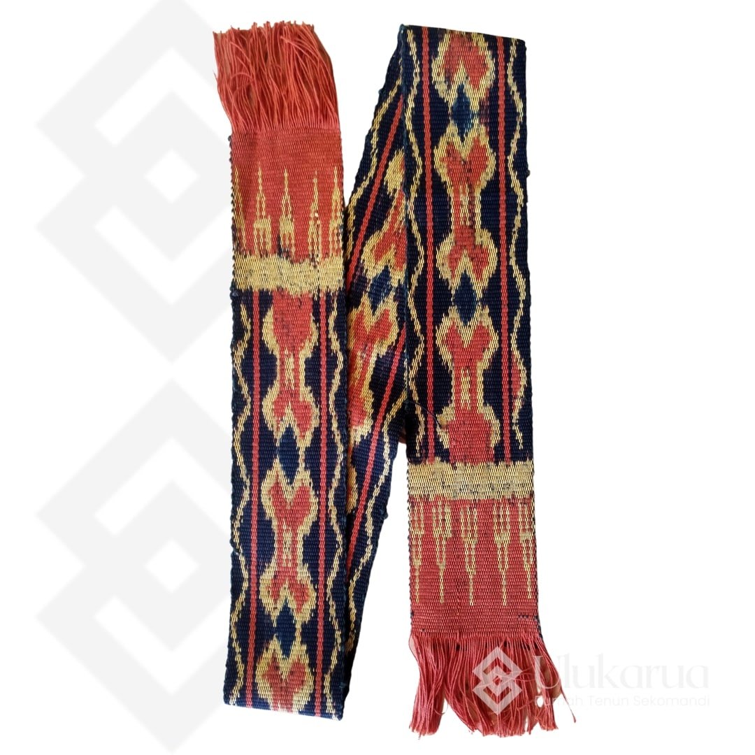 Kain Syal Sekomandi Motif Tonoling - Ulukarua
